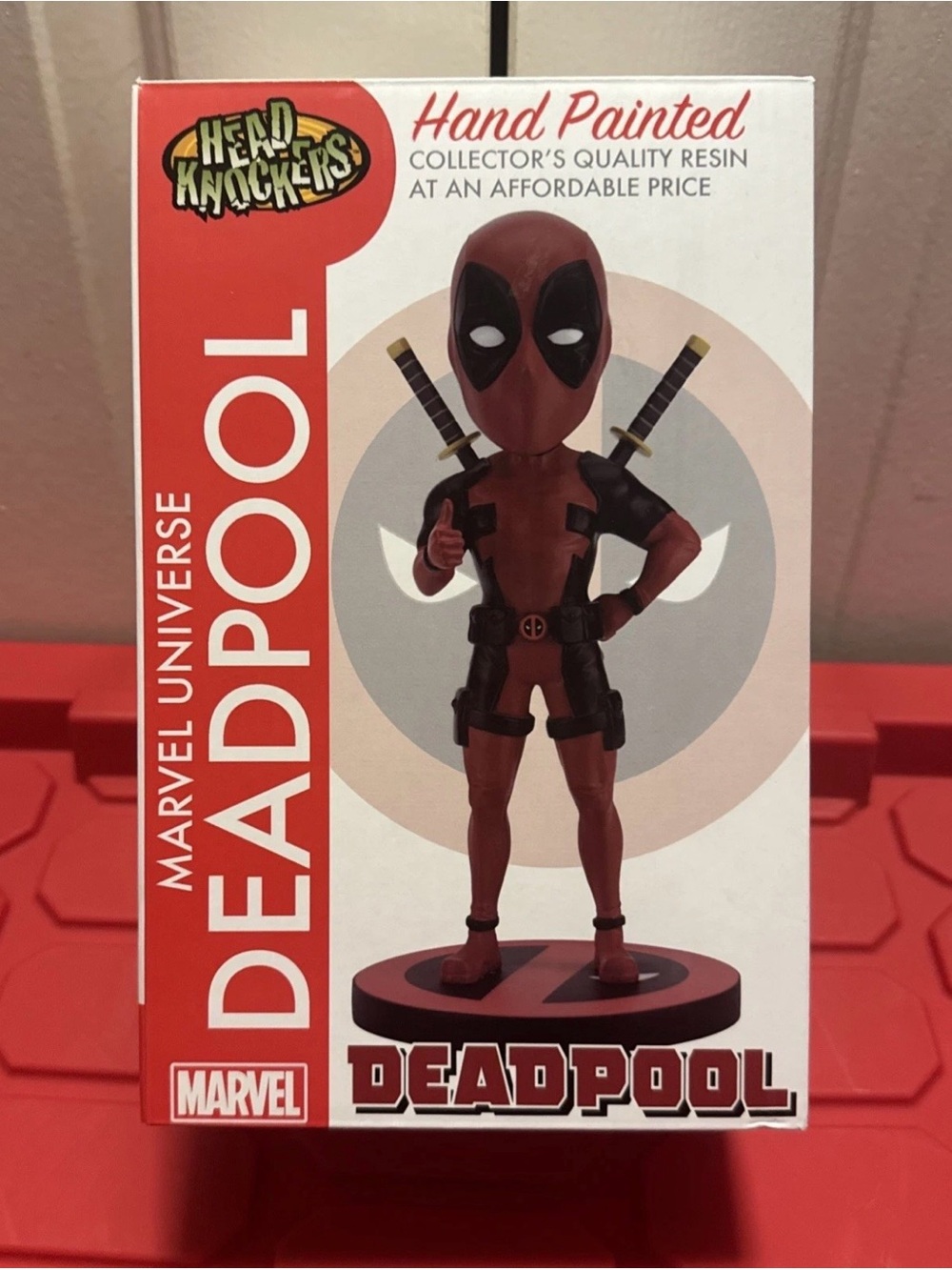 Head Knockers DEADPOOL Marvel Universe 8" Bobblehead Figure New